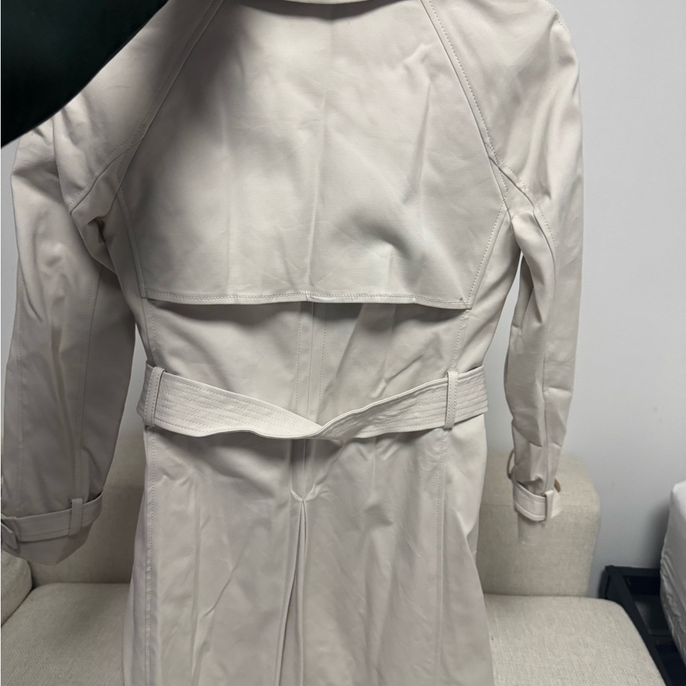 Club Monaco Off White Trench Coat - Picture 4 of 8